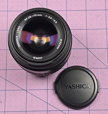 Yashica AF 28-70mm 1:3.5-4.5 Auto Focus Lens with Yashica AF Mount - both caps - Image 1 of 4