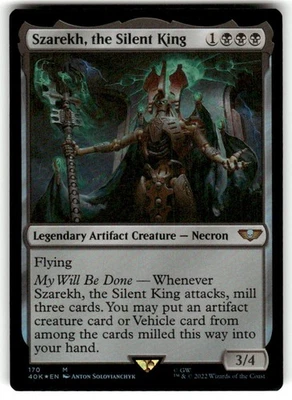 Szarekh, the Silent King Universes Beyond: Warhammer 40000 Foil MTG NM - Image 1 of 2