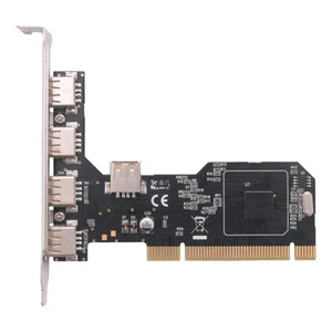 PCI to USB2.0 Expansion Card Desktop PCI to 5 USB2.0 480Mbp HUB Chip5683 - Afbeelding 1 van 8
