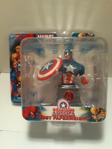 MONOGRAMA MASTEWORKS 2006 MARVEL' CAPITÁN AMÉRICA BUST PISAPAPELES PISAPAPELES - Imagen 1 de 1
