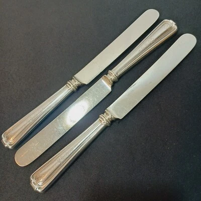 Set of 3 LOUVAIN INTERNATIONAL Silverplate Old French Hollow Knife - Image 1 of 3
