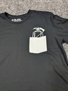 Hell Let Loose T- Shirt Black Matter Gamers Grim Reaper Death Mens Sz XL Pocket  - Picture 1 of 8