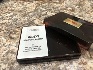 Zippo Branded Cards By Playing Card Co W/ Box Labeled TRW Made By Zippo Bradford - Picture 1 of 10