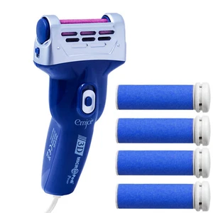 Emjoi 3D Micro-Pedi Power Callus Remover w/SoftFLEX + 4 Extra Coarse Rollers - Picture 1 of 3