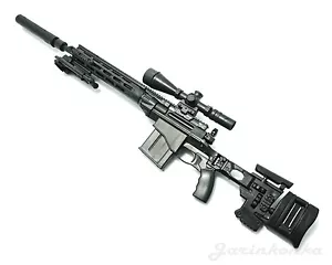 Figura de acción modelo de arma modular modelo de arma modelo modular MSR a escala 1/6 del ejército de EE. UU. - Imagen 1 de 10