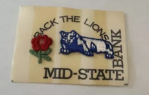 Vintage ricamato PN STATE PSU Rose Bowl Back The Lions toppa/applicazione unica 🦁 - Foto 1 di 3