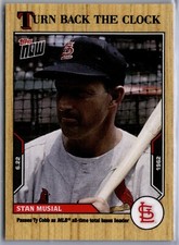 2021 Topps Now Turn Back the Clock #83 Stan Musial St. Louis Cardinals