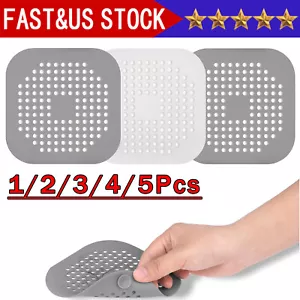 Bathroom Drain Hair Catcher Bath Stopper Plug Sink Strainer Filter Shower Covers - Picture 1 of 18