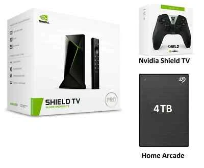 Nvidia Shield TV Pro 2019, controlador de juegos y disco duro de 4 TB ¡Configuración retro para juegos! Foto 1 de 2