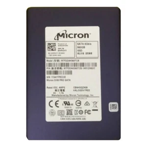 Micron 5100 PRO 960GB DELL SSD 2.5" SATA 6Gb/s Solid State Drive MTFDDAK960TCB - Picture 1 of 1