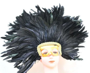 Coque Feder Kopfschmuck Maske - Black FeatherParadise (GA, USA) - Bild 1 von 1