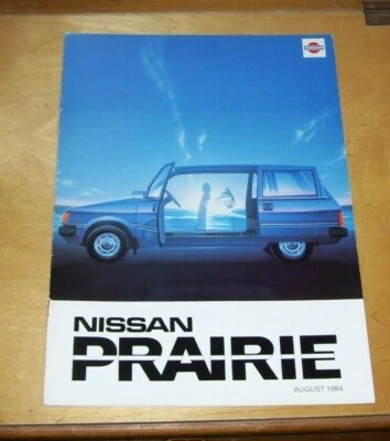 NISSAN PRAIRIE SALES BROCHURE August 1984 Nissan UK pub no. S24.F914.25m.7.84 - Image 1 of 4