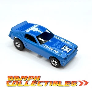 Near MINT 1969 Hot Wheels Blackwall BLUE Show Hoss Mustang II Funny Car - Picture 1 of 8