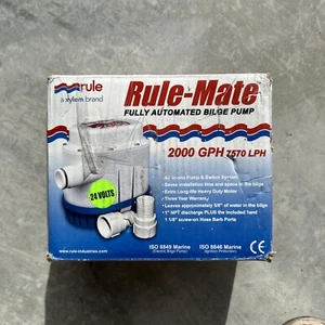 Rule Rule-Mate® 2000 GPH Fully Automated Bilge Pump - 12V RM2000A UPC 0422371... - Picture 1 of 4