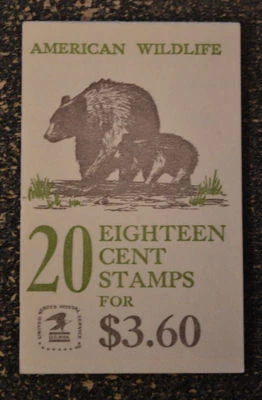 USA1981 #1880-1889a 18c American Wildlife - Unexploded Booklet  #BK137  BC28 - Image 1 of 2