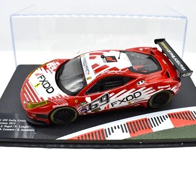 Modellino auto Ferrari 458 Italia Grand Am 24 racing collection 1:43 ixo diecast - Immagine 1 di 3