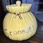 Vintage Abingdon USA Ceramic Cash Money Bag #588 Cookie Jar w/Lid Made in USA