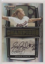 2008 Donruss Americana Sports Legends Champions Signatures /50 Jennie Finch Auto