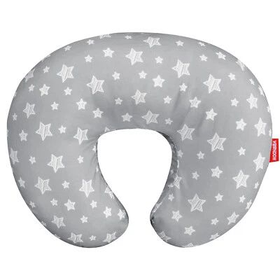 Nursing Pillow Cover for Breastfeeding & Bottle Feeding Fits Boppy Pillow Gray - Image 1 of 4