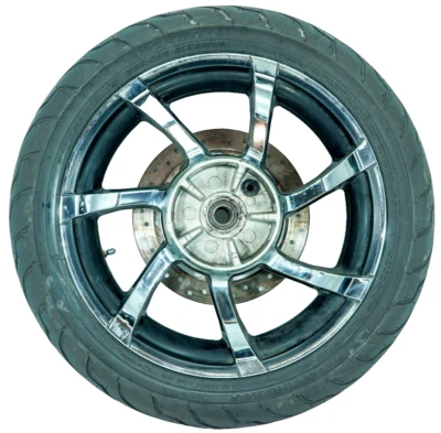 13 Harley Road Glide CVO llanta trasera neumático cromo agitador 180/55B18 18" 1305 Foto 1 de 4