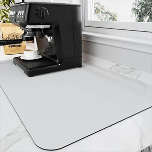 Coffee Mat - Coffee Bar Mat for Countertops | Coffee Bar Accessories Fit under C - Picture 1 of 6