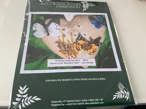 Rowandean Embroidery kit, 3D British Butterflies set 2 NEW - Imagen 1 de 2