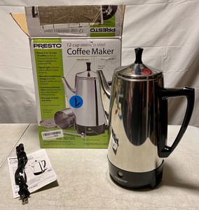 Las mejores ofertas en Presto Cafetera de acero inoxidable | eBay