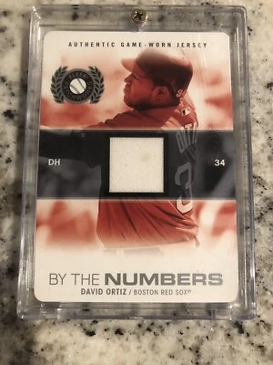 2005 FLEER PATCHWORKS DAVID ORTIZ BY THE NUMBERS JSY 38/199 #BTN-DO - Image 1 of 3