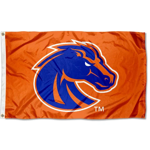 Boise State University Orange Flag Cover