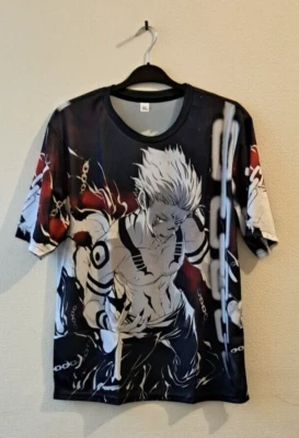 HARAJUKU STYLE ANIME MANGA INSPIRED 3D PRINTED T-SHIRT SIZE EXTRA LARGE - Image 1 of 3