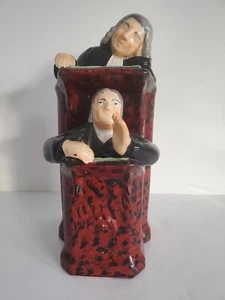 Antique 19th Century Staffordshire Vicar and Moses Figurine H 9 1/2" - Picture 1 of 8