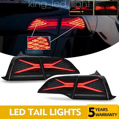 für Tesla Model 3 19-2022&Model Y 21-2023 Rückleuchten E-Prüfzeichen Taillights - Bild 1 von 4