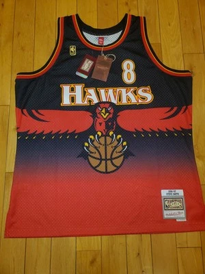 NUEVO CON ETIQUETAS Mitchell & Ness Steve Smith 96-97 ATLANTA HAWKS NBA Swingman Team JERSEY 2XL Foto 1 de 4