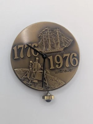 Vintage 1976 Wittnauer Bicentennial Face And Movement  Not Working For Parts/Rep - Image 1 of 3