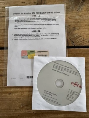 Windows Server 2019 Standard, DVD Multi, OEM Vollversion, MwSt Rechnung - Bild 1 von 3