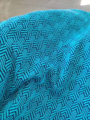 Bio Jersey Jaquardjersey blau ALBSTOFFE 0,70m - Bild 1 von 2