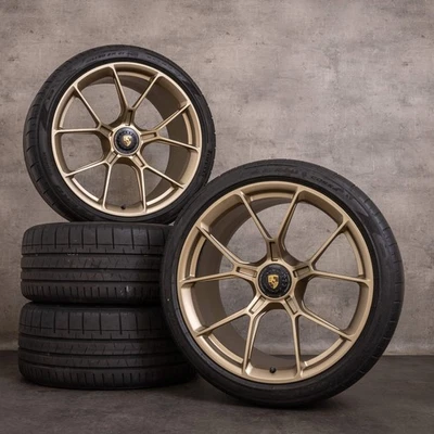 Porsche 911 GT3 & RS Felgen 20 21 Zoll 992 I Sommerräder 9GT601025Q 9GT601025R - Bild 1 von 4