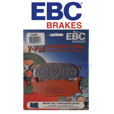 EBC Front Semi-Sintered V Brake Pads for 1998-2016 Yamaha XVS650 V Star mk Foto 1 de 4