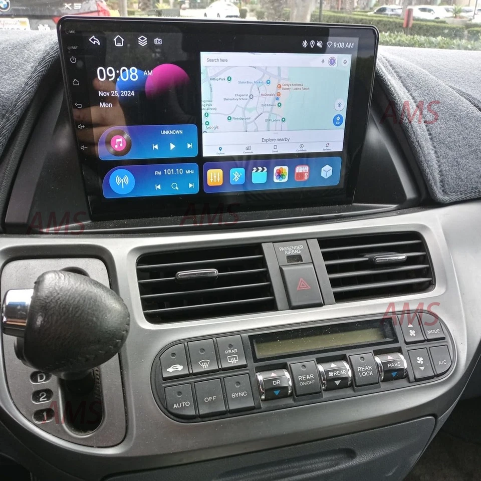 Подходит для Honda Odyssey 2005-2010 Carplay автомобильное стерео радио Android 14 GPS WiFi навигатор 64G - Изображение 1 из 4