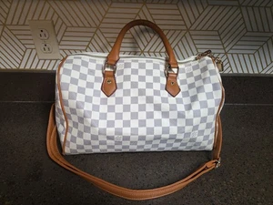 Louis Vuitton Speedy30 weiße Canvas Handtasche-kleine Gebrauchsspuren, siehe Bilder-nicht authentifiziert - Bild 1 von 11
