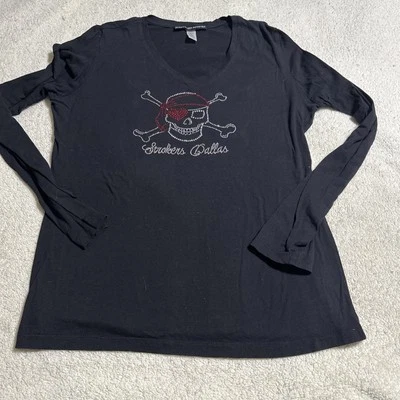 Green Eyed Monster Strokers Dallas Custom Choppers Motorcycle T-Shirt XXL LS - Image 1 of 4