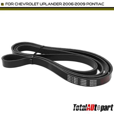 Cinturón serpentino de 109,95 pulgadas para Chevrolet Uplander Pontiac Saturn Buick 2006-2009 Foto 1 de 4
