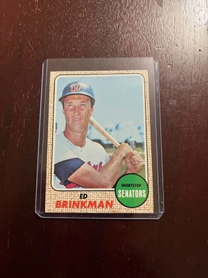 1968 Topps #49 Ed Brinkman como nuevo Foto 1 de 4