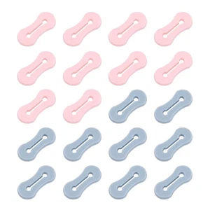 Adaptadores de Gemelos, Camisas de Vestir Adaptador Puño Francés-20 Piezas (Rosa/Azul) - Imagen 1 de 6