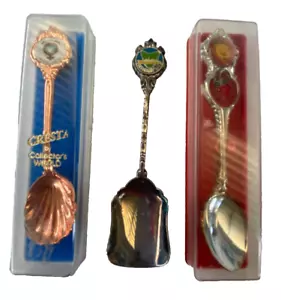 Tasmania -Souvenir Spoons -Devonport, Mt Lyell, Avro Park Spreyton Mixed Lot x3 - Picture 1 of 7