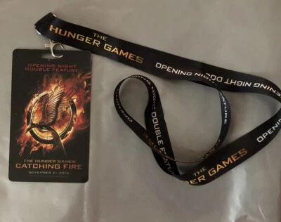 Hunger Games Catching Fire Lanyard Movie Promo Opening Night November 21, 2013 - Image 1 of 4