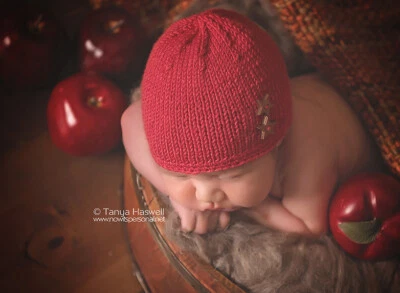 Sombrero de bebé tejido a mano gorro utilería Cashmerino niño estrella de otoño recién nacido temprano-12M Foto 1 de 4