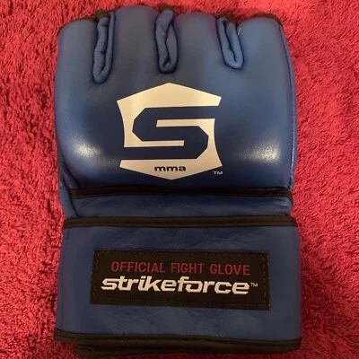 Guante de Lucha Strikeforce MMA - Guante Azul Único - Talla L - UFC Pride Bellator Foto 1 de 4