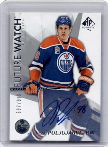 2016-17 SP Authentic Future Watch Autograph Rookie Jesse Puljujarvi RC Auto /999 - Picture 1 of 2