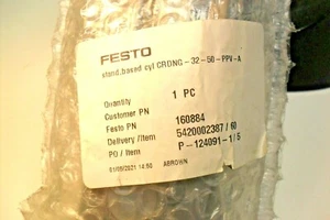Festo CRDNG-32-50-PPV-A - 160884 Cilindro Acciaio Inox Nuovo - Foto 1 di 4